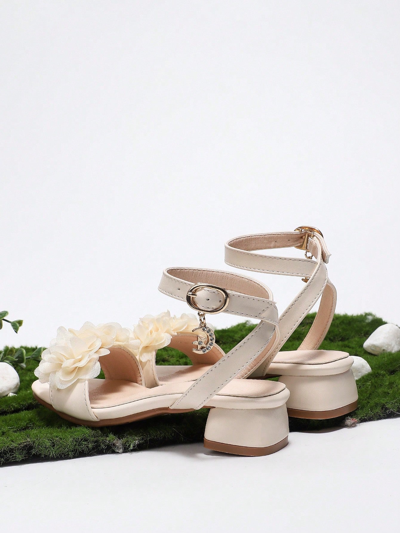 New Fashion Comfortable Children's High Heels Sandals, Roman Shoes, Princess Performance Shoes
