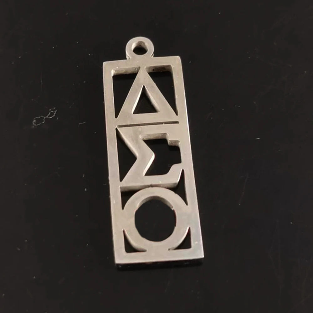 2023 New Fashion Club Greek Letter Stainless Steel Pendant