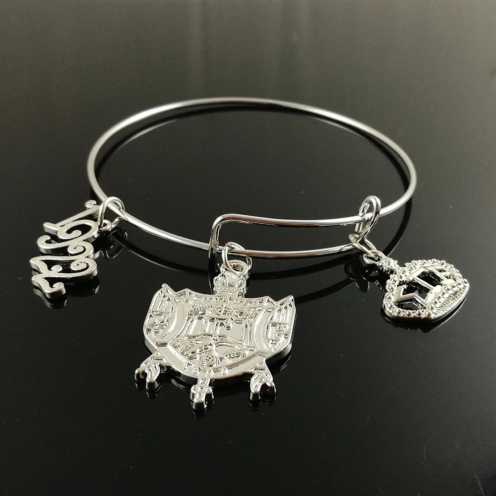 316L stainless steel Sigma Gamma Rho charm bracelet jewelry