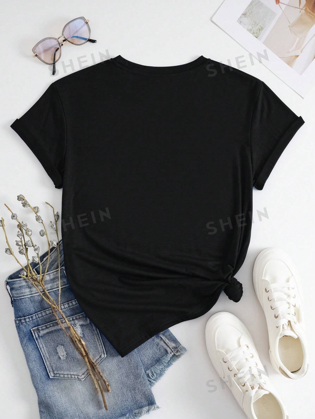 Slayr Slogan Graphic Drop Shoulder Tee