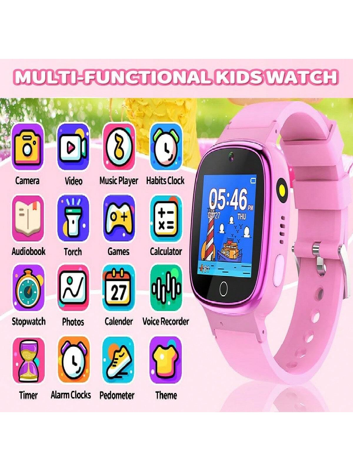 1pc Children's Watch, Support Camera, Video Recording, Flashlight, Music&Games Playing, No Phone Function, Christmas/Birthday/Student Gifts, For Boys & Girls