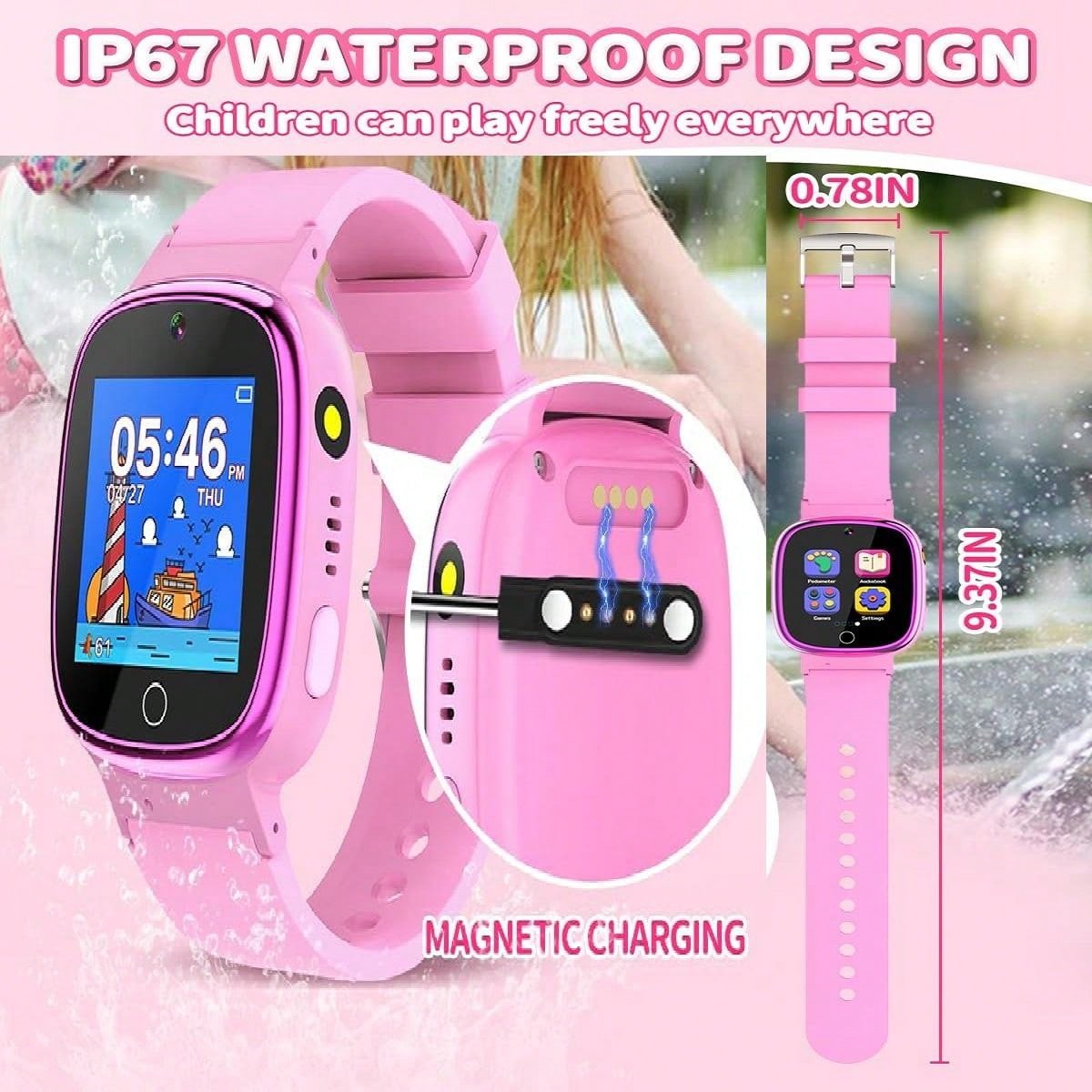 1pc Children's Watch, Support Camera, Video Recording, Flashlight, Music&Games Playing, No Phone Function, Christmas/Birthday/Student Gifts, For Boys & Girls
