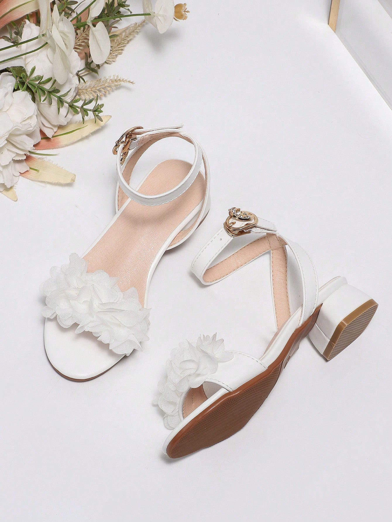 New Fashion Comfortable Children's High Heels Sandals, Roman Shoes, Princess Performance Shoes