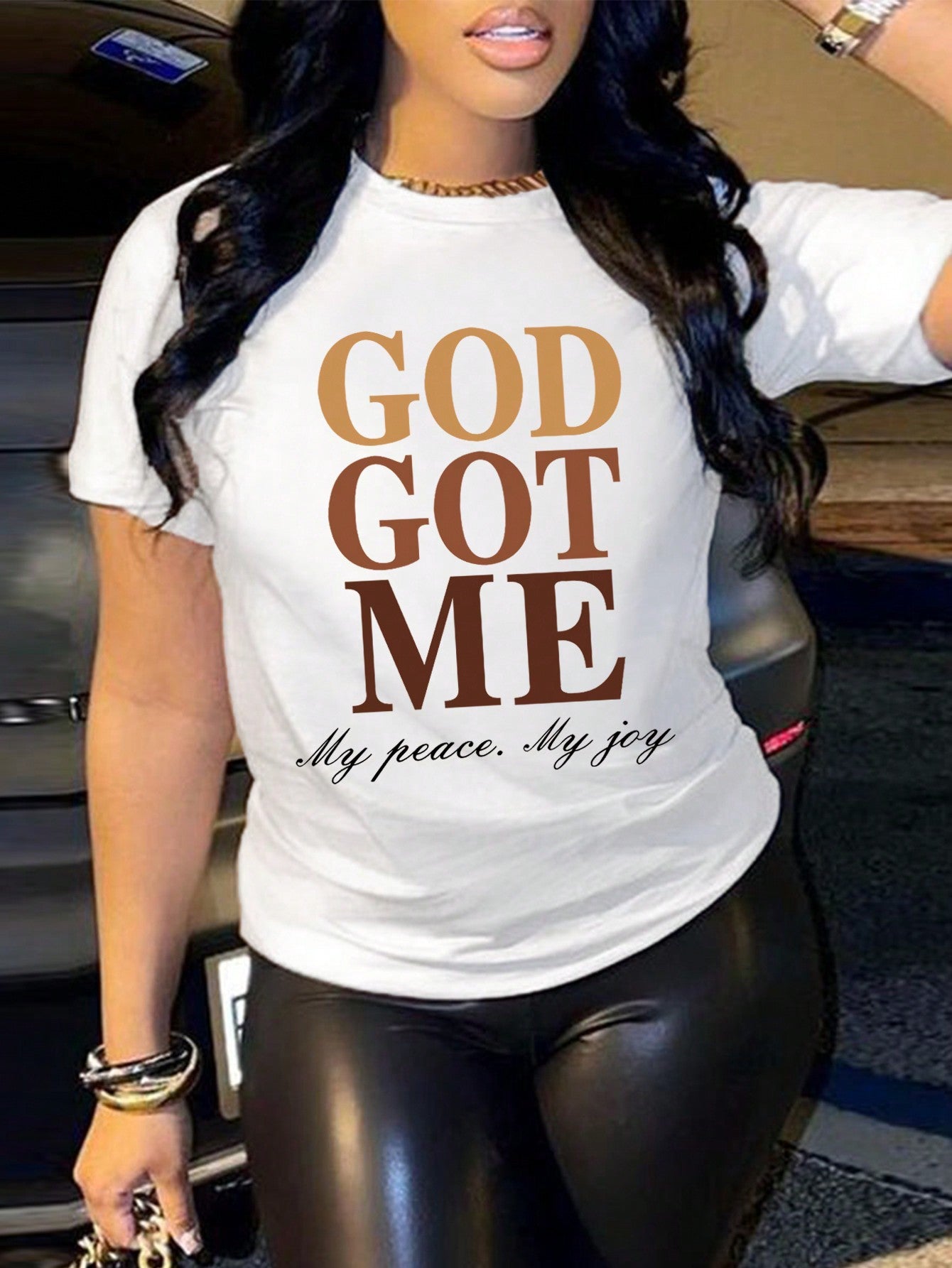 Slayr Slogan Graphic Drop Shoulder Tee