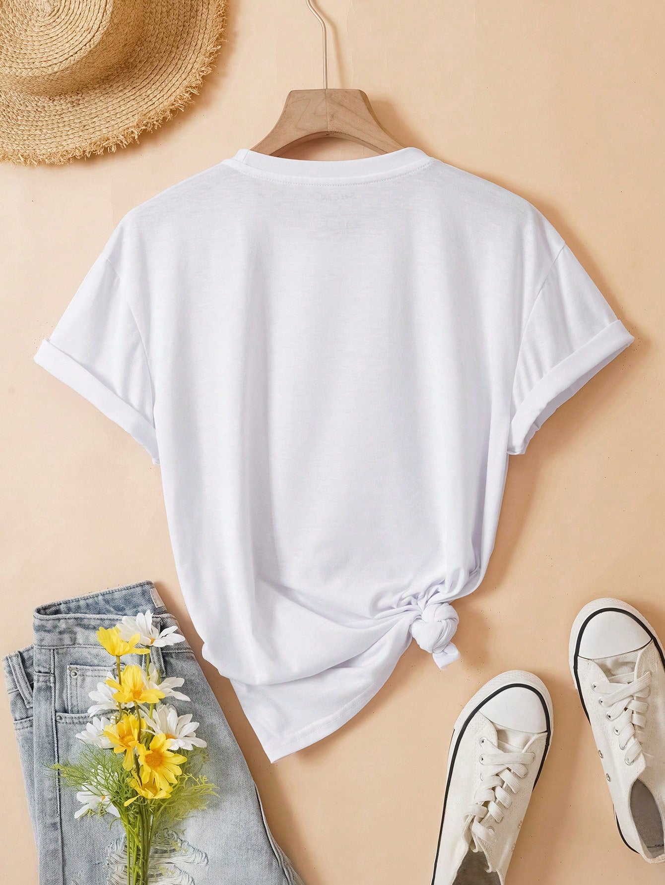 Slayr Slogan Graphic Drop Shoulder Tee