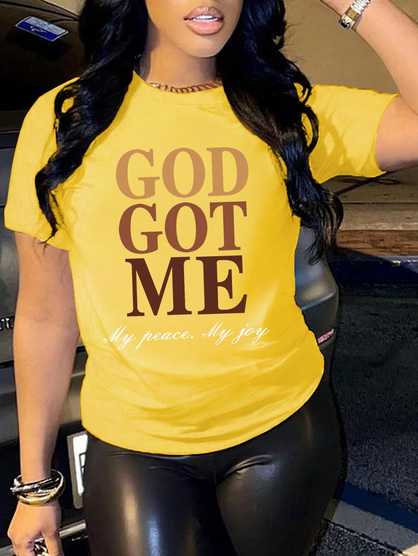 Slayr Slogan Graphic Drop Shoulder Tee
