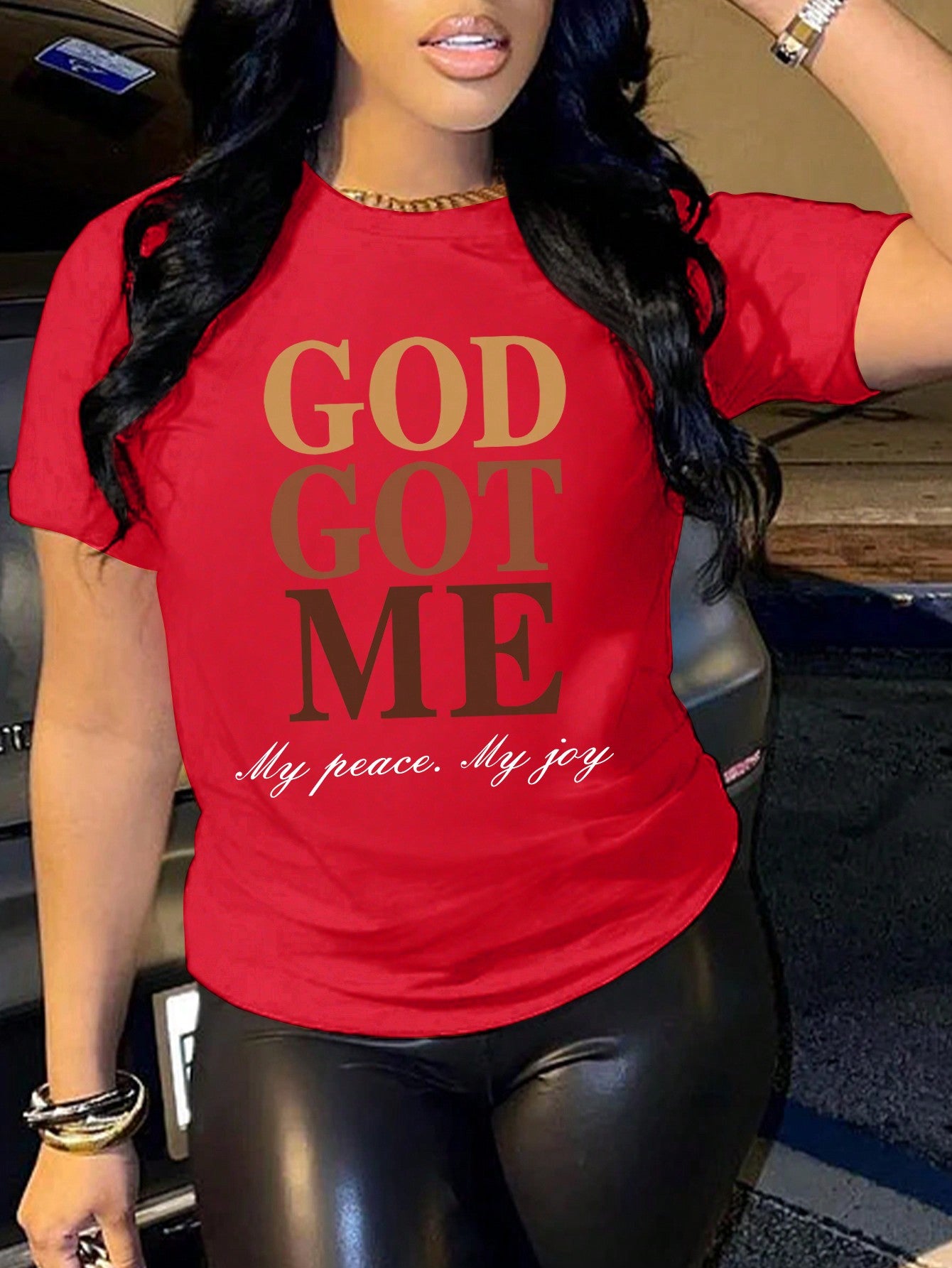 Slayr Slogan Graphic Drop Shoulder Tee