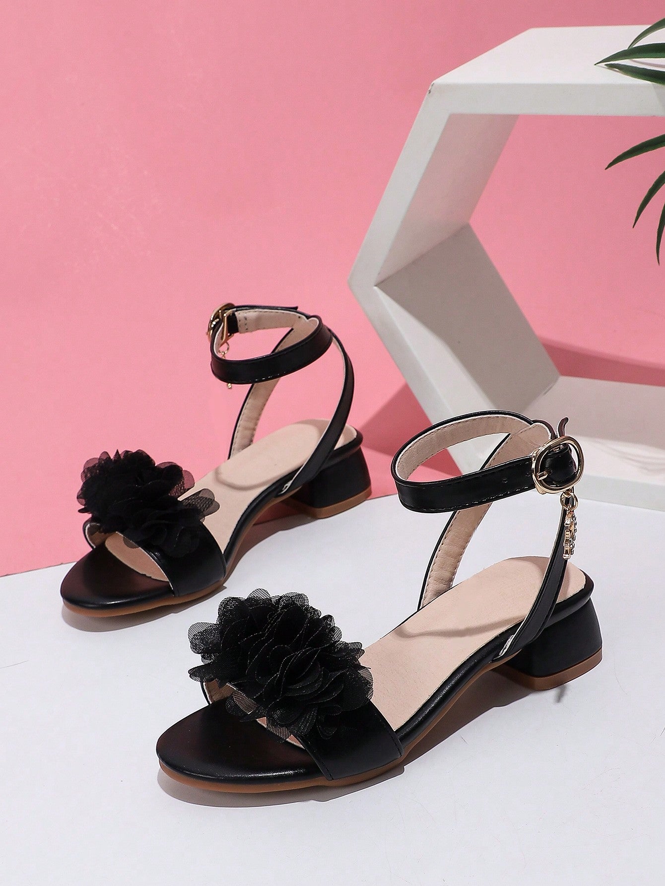 New Fashion Comfortable Children's High Heels Sandals, Roman Shoes, Princess Performance Shoes