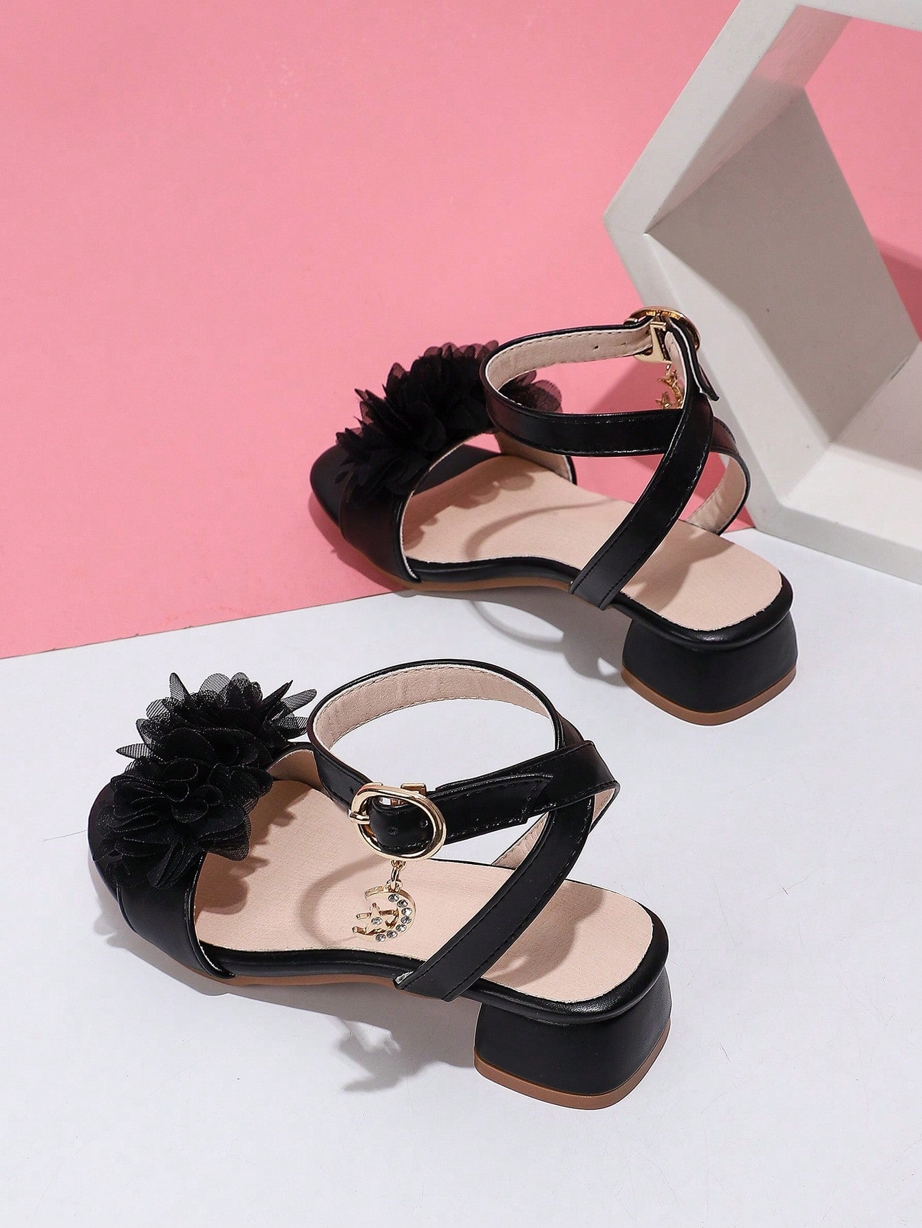 New Fashion Comfortable Children's High Heels Sandals, Roman Shoes, Princess Performance Shoes