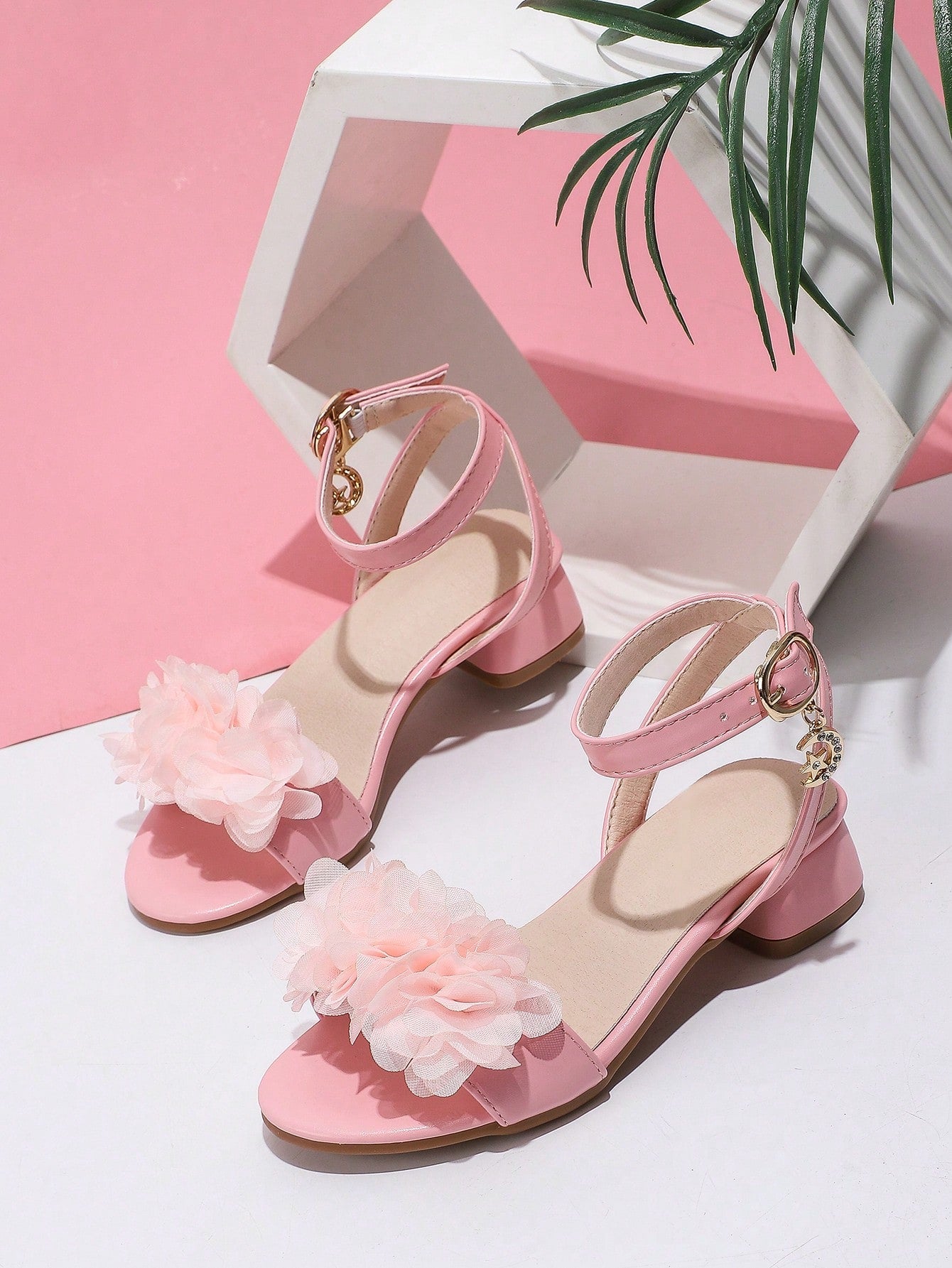 New Fashion Comfortable Children's High Heels Sandals, Roman Shoes, Princess Performance Shoes