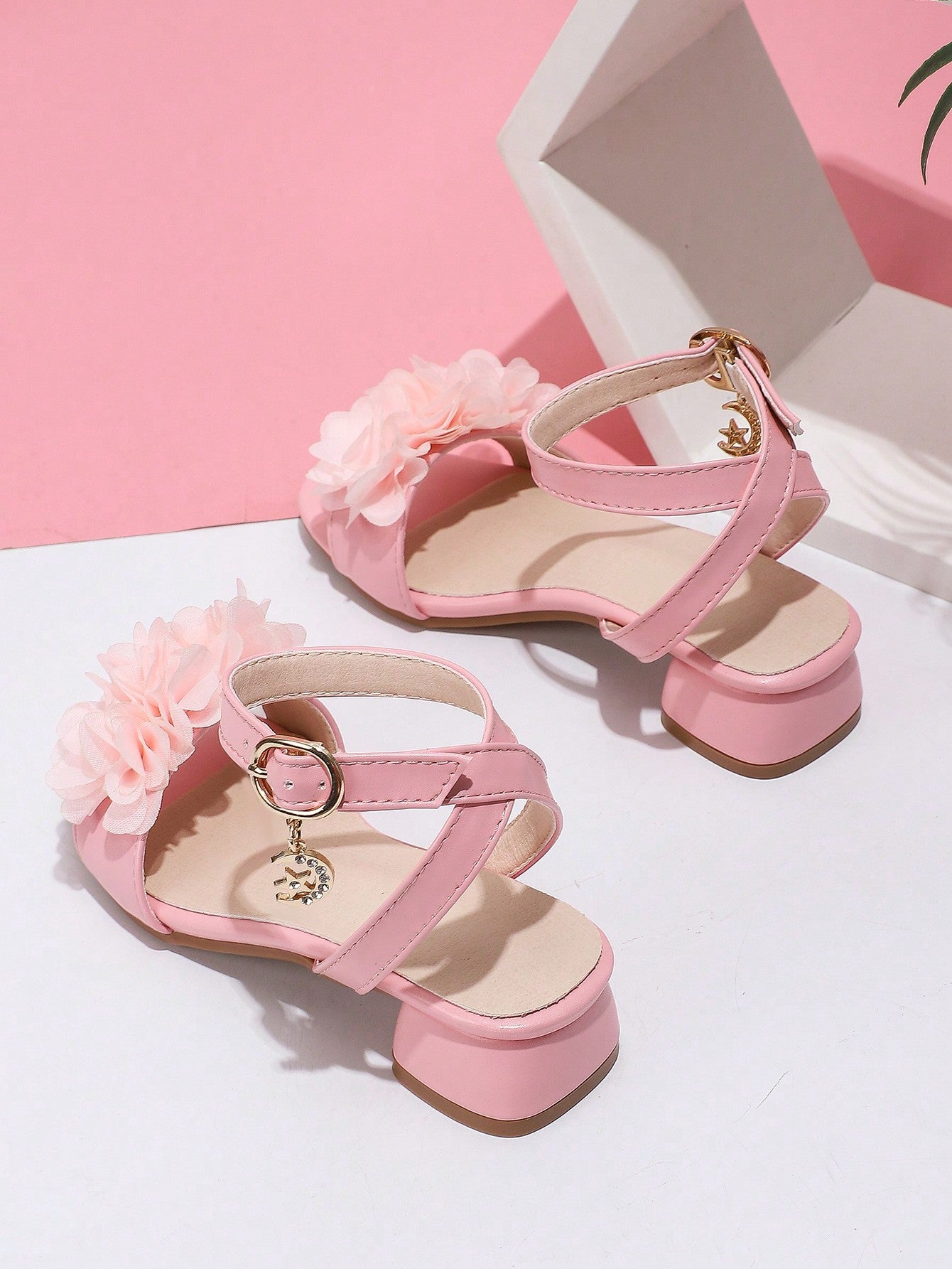 New Fashion Comfortable Children's High Heels Sandals, Roman Shoes, Princess Performance Shoes
