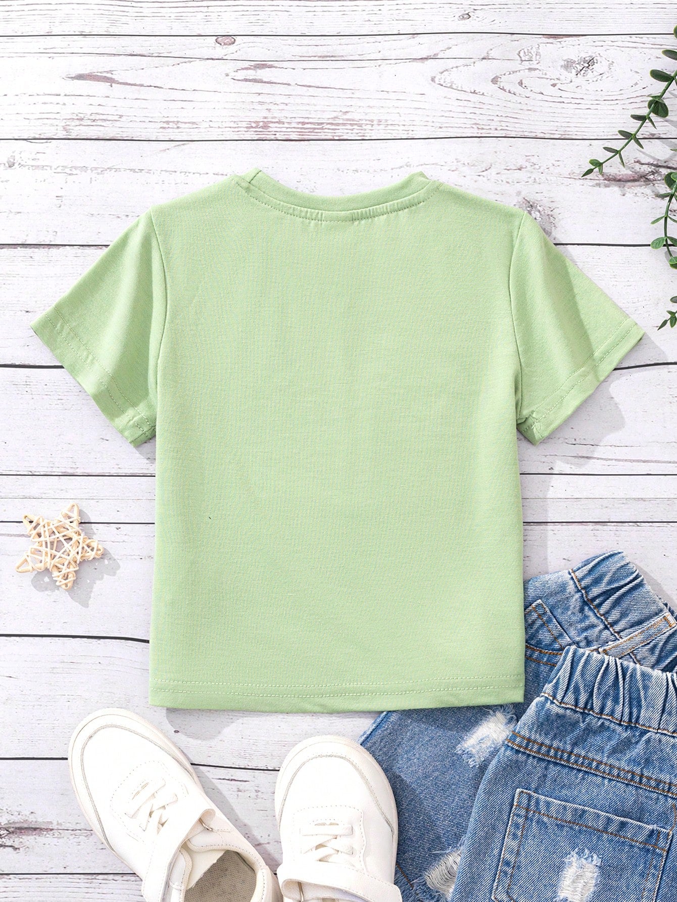 Casual Cartoon Pattern Short Sleeve T-Shirt For Cool, Cute And Young Girls, Suitable For Summer
