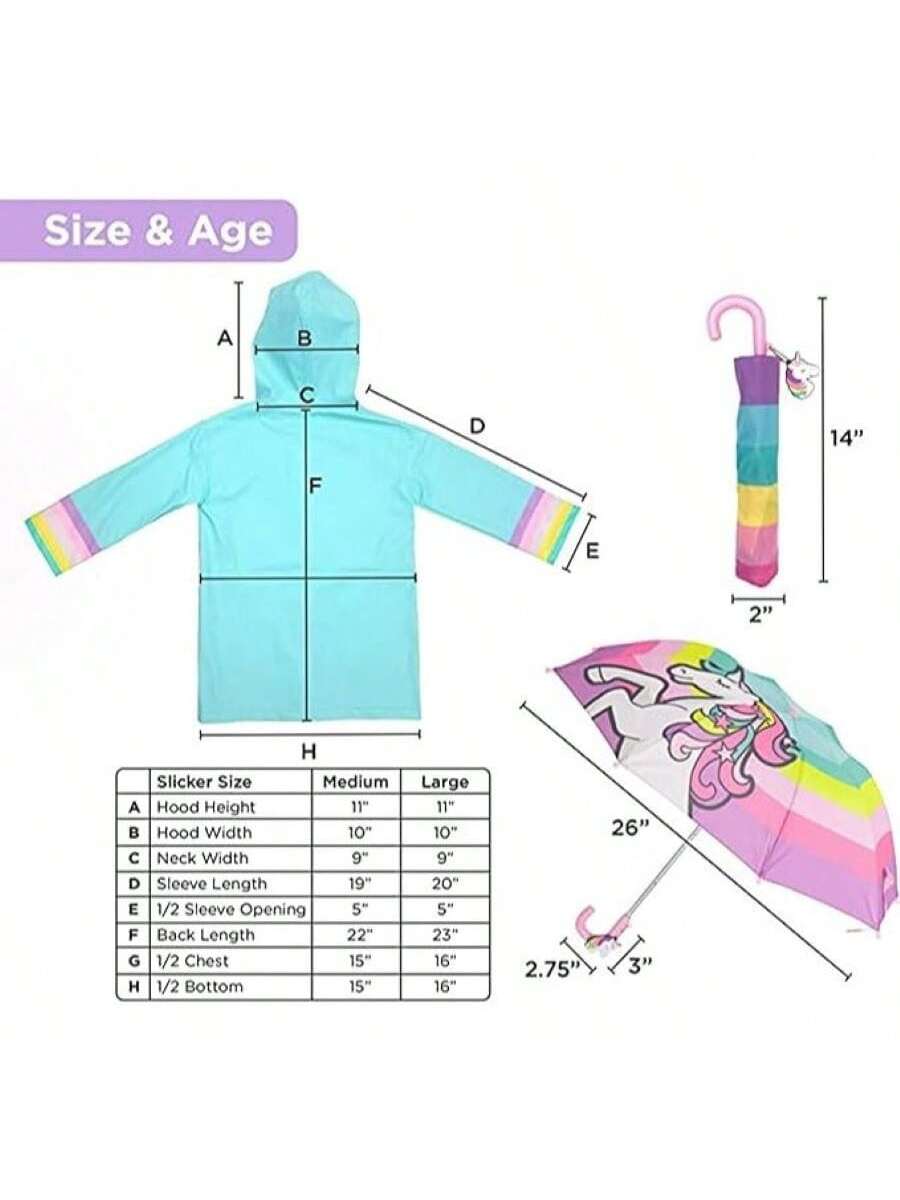 Unicorn Girls Umbrella