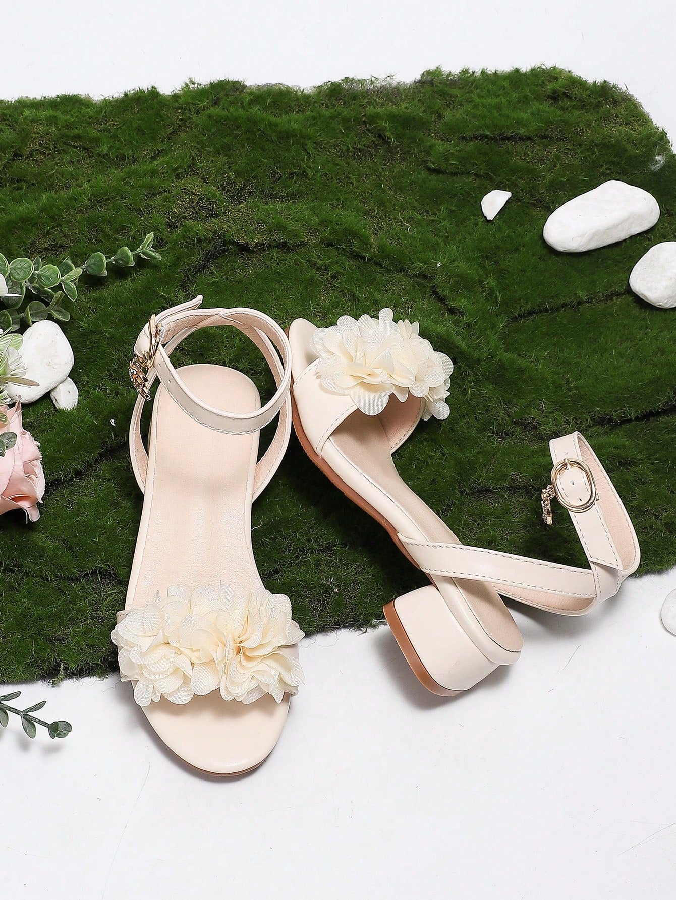 New Fashion Comfortable Children's High Heels Sandals, Roman Shoes, Princess Performance Shoes