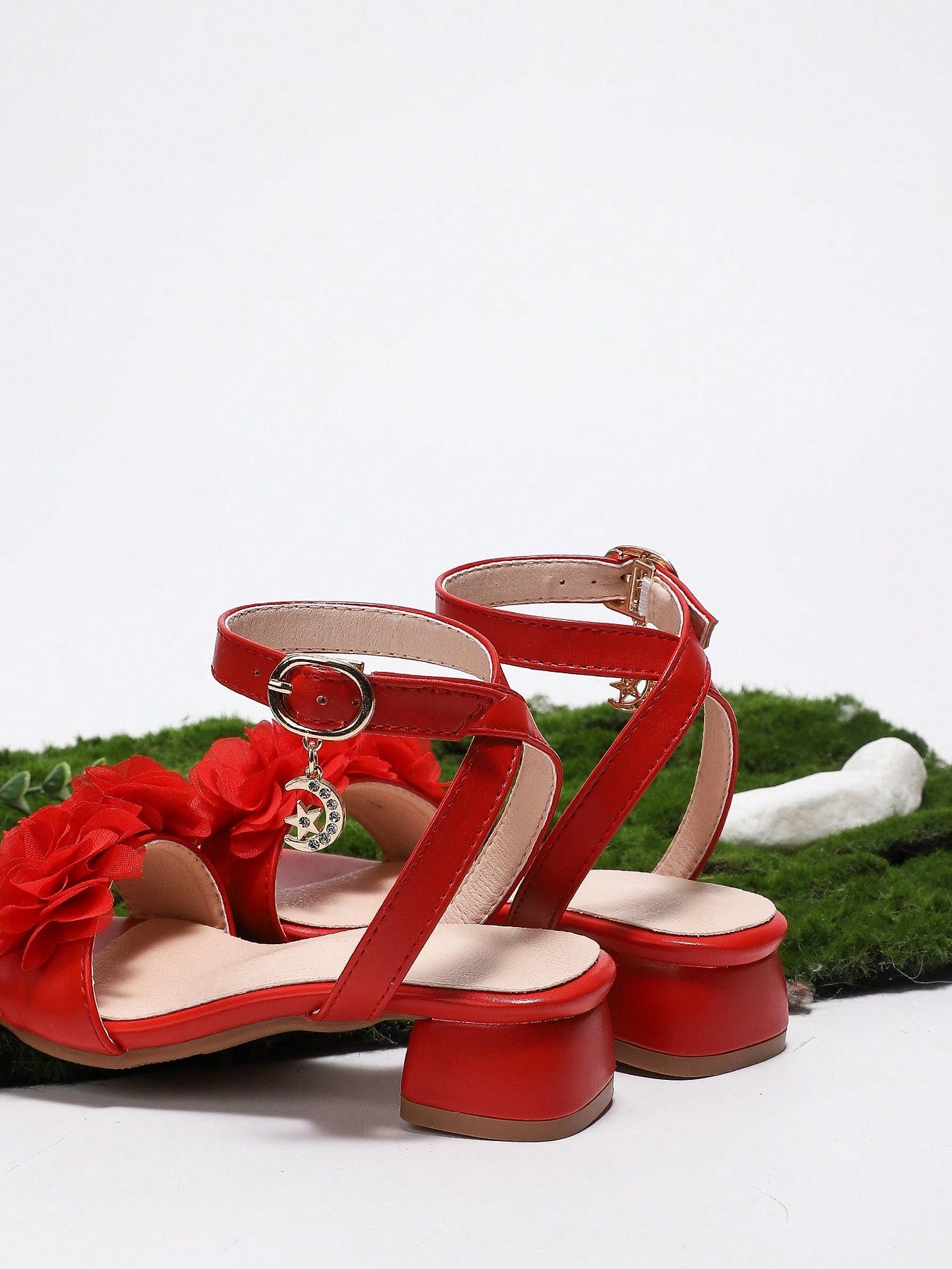 New Fashion Comfortable Children's High Heels Sandals, Roman Shoes, Princess Performance Shoes