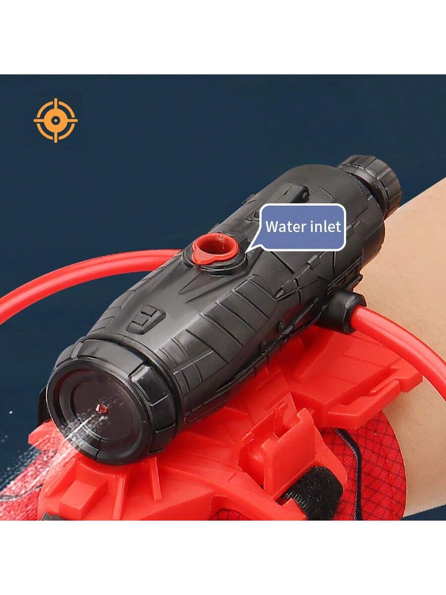 One Wrist Water Gun Launcher Toy, Hero Role Play Prop, Summer Kids Wear On Arm Water Play Outdoor Interactive Game Boys Festival Party Gift (Random Color)