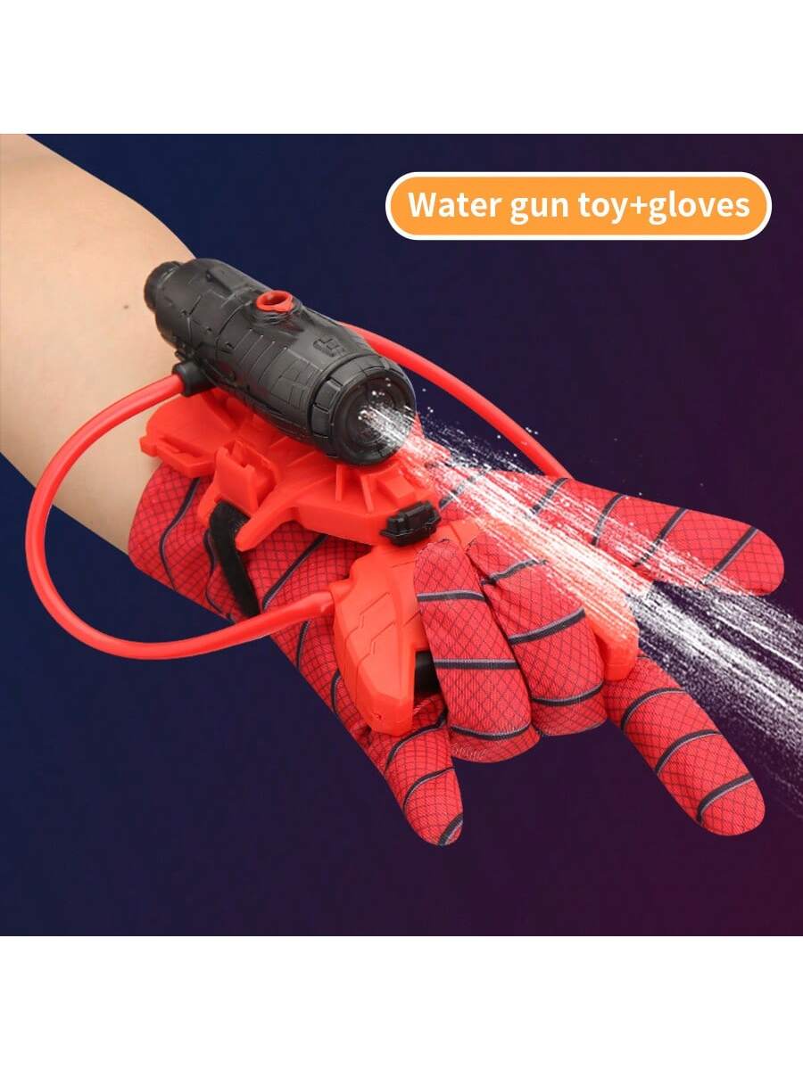 One Wrist Water Gun Launcher Toy, Hero Role Play Prop, Summer Kids Wear On Arm Water Play Outdoor Interactive Game Boys Festival Party Gift (Random Color)