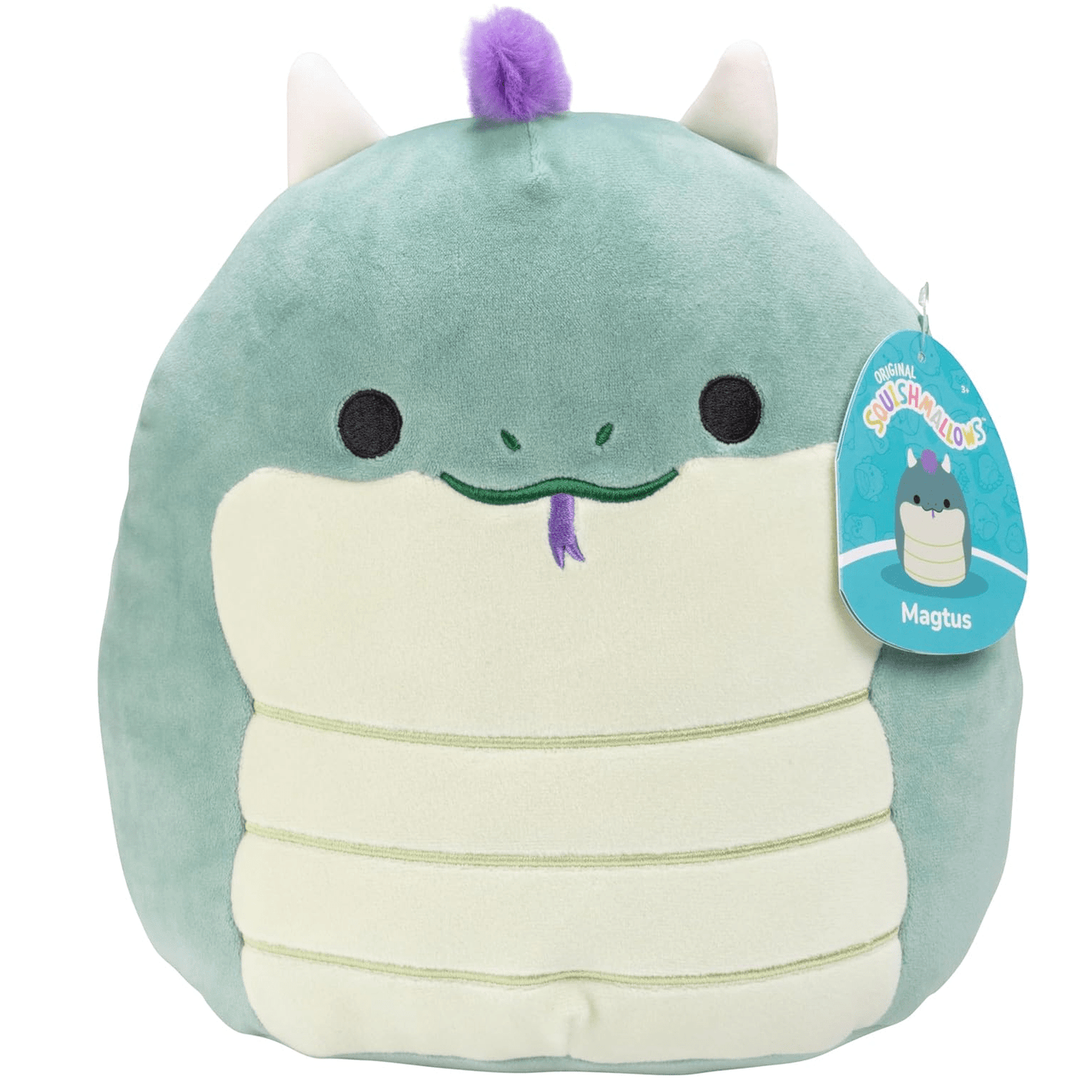 Squishmallows 10-Inch Magtus The Basilisk - Official Jazwares Plush - Collectible Cute Soft