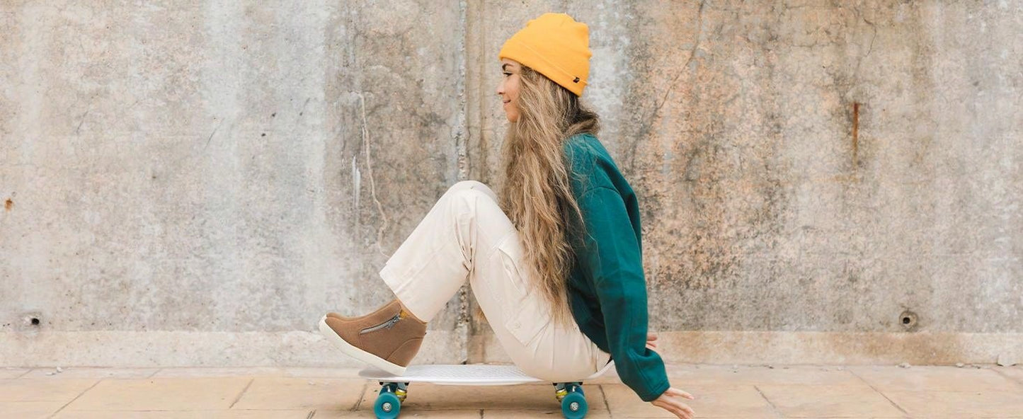 Festooning Girls Platform Wedges High Top Sneakers For Girl Nonslip Fashion Shoes With Double Side Zippers