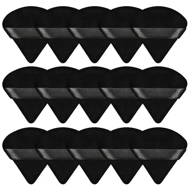 5/10/15/30/50Pcs Mini Portable Triangle Powder Puff Dry Soft Sponges Loose Powder Setting Makeup Air Puff Tools