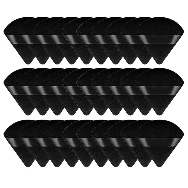 5/10/15/30/50Pcs Mini Portable Triangle Powder Puff Dry Soft Sponges Loose Powder Setting Makeup Air Puff Tools
