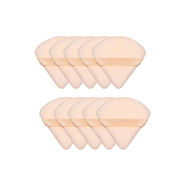 5/10/15/30/50Pcs Mini Portable Triangle Powder Puff Dry Soft Sponges Loose Powder Setting Makeup Air Puff Tools