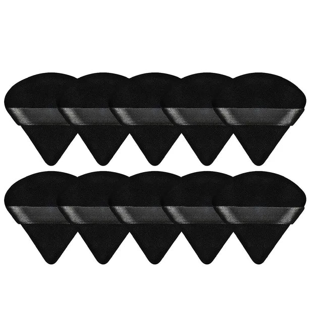 5/10/15/30/50Pcs Mini Portable Triangle Powder Puff Dry Soft Sponges Loose Powder Setting Makeup Air Puff Tools