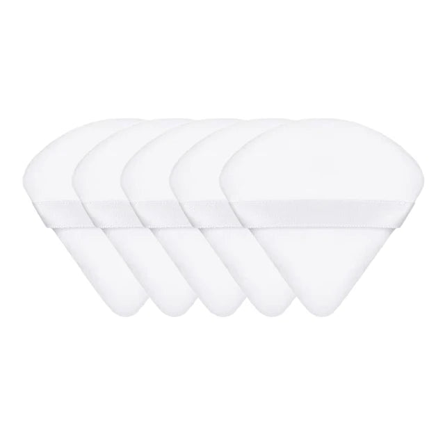 5/10/15/30/50Pcs Mini Portable Triangle Powder Puff Dry Soft Sponges Loose Powder Setting Makeup Air Puff Tools