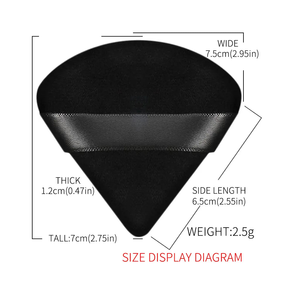 5/10/15/30/50Pcs Mini Portable Triangle Powder Puff Dry Soft Sponges Loose Powder Setting Makeup Air Puff Tools