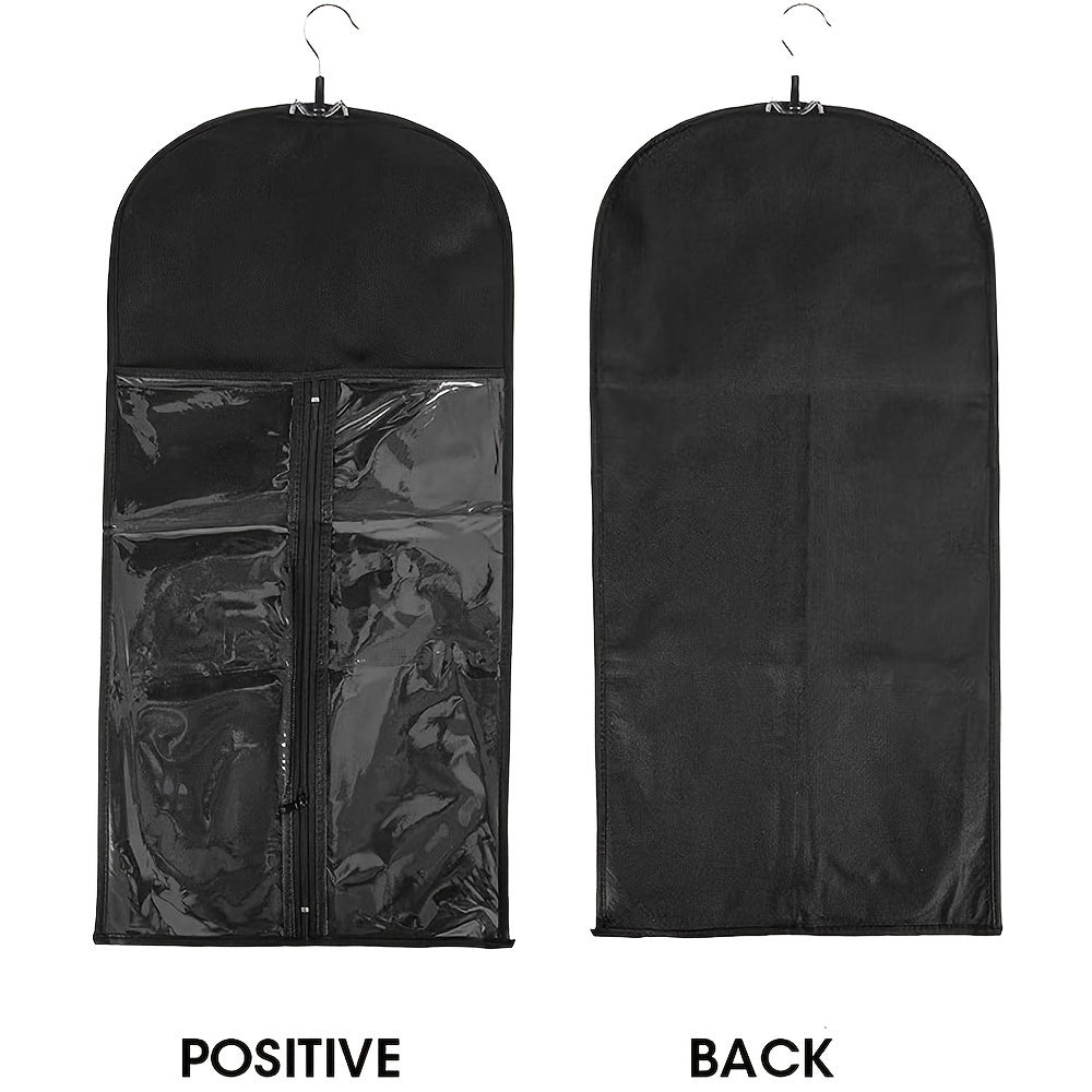 Wig Storage Bag And Hanger For Multiple Wigs Dustproof Easy Wigs Organizer PVC Bag With Zipper