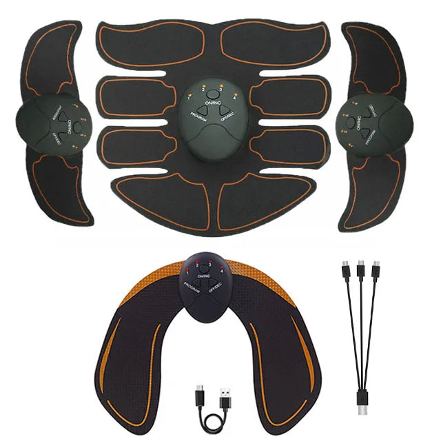 EMS Muscle Stimulator Hip Trainer Muscle Toner Body Slimming Massager Fitness Equipment Men Woman Abdomen Arm Leg Home Exercise