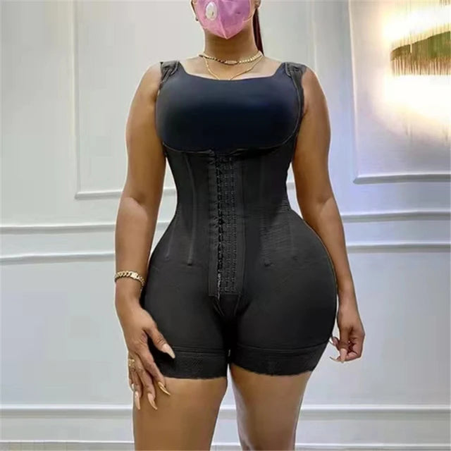 High Compression Body Shapewear Women Fajas Colombianas Corrective Girdle Tummy Control Post Liposuction BBL Slimming Waist Belt
