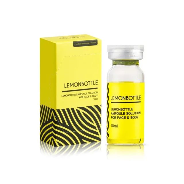 Lemon Bottle Ampoule Solution Lipolysis Fat Dissolvers for Face and Body Lipolytic Solution V Line Slimming S Curve