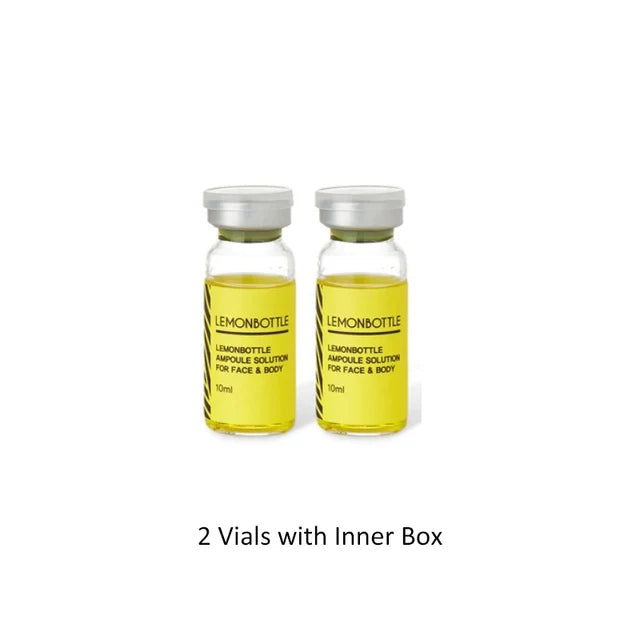 Lemon Bottle Ampoule Solution Lipolysis Fat Dissolvers for Face and Body Lipolytic Solution V Line Slimming S Curve