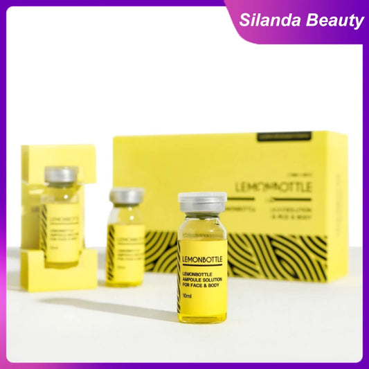 Lemon Bottle Ampoule Solution Lipolysis Fat Dissolvers for Face and Body Lipolytic Solution V Line Slimming S Curve