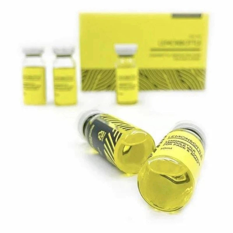 Lemon Bottle Ampoule Solution Lipolysis Fat Dissolvers for Face and Body Lipolytic Solution V Line Slimming S Curve