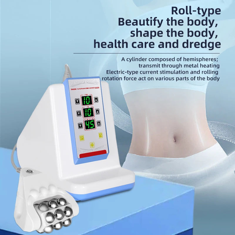Professional Rolling Massage Therapy Device Body Slimming Contouring Pain Relief Beauty Machine Home Appliance Body Shaping