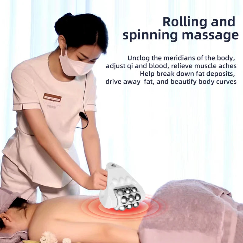 Professional Rolling Massage Therapy Device Body Slimming Contouring Pain Relief Beauty Machine Home Appliance Body Shaping