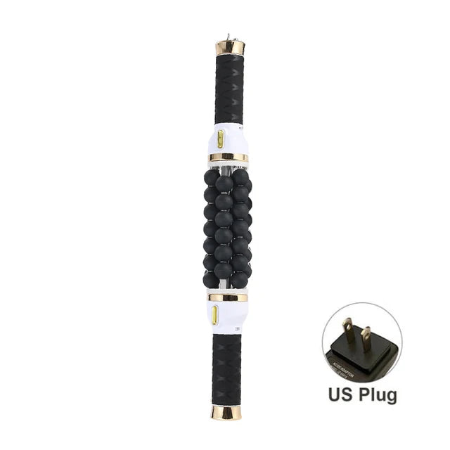 Rotating Body Roller Fitness Massager Anti-Cellulite Sliming Machine 7D Rolling Beads Cylinder Therapy Body Contouring Machine