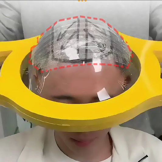 Acrylic Head Template for Making Specific Topper and Toupee Wig Cap for Hair Replacement System