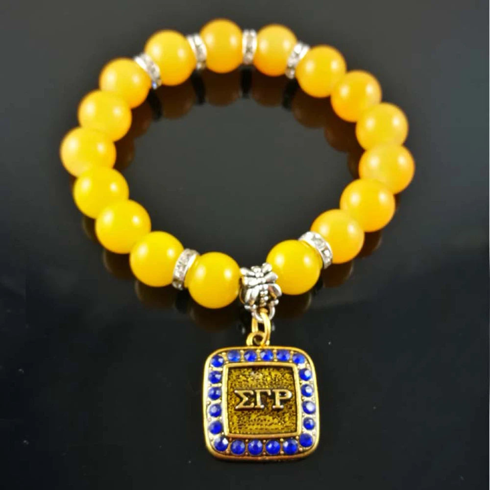 316L stainless steel Sigma Gamma Rho charm bracelet jewelry
