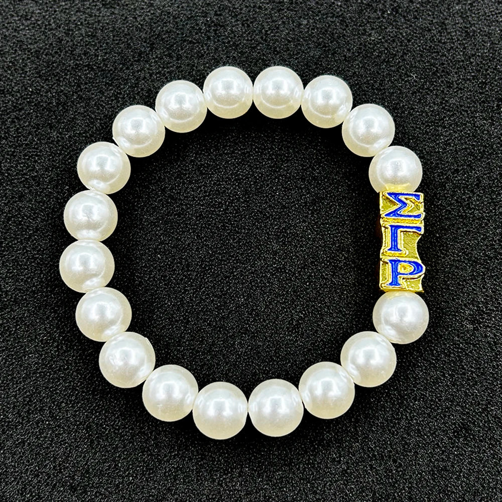 SIGMA GAMMA RHO Association Logo Poodle Pendant Bracelet Set