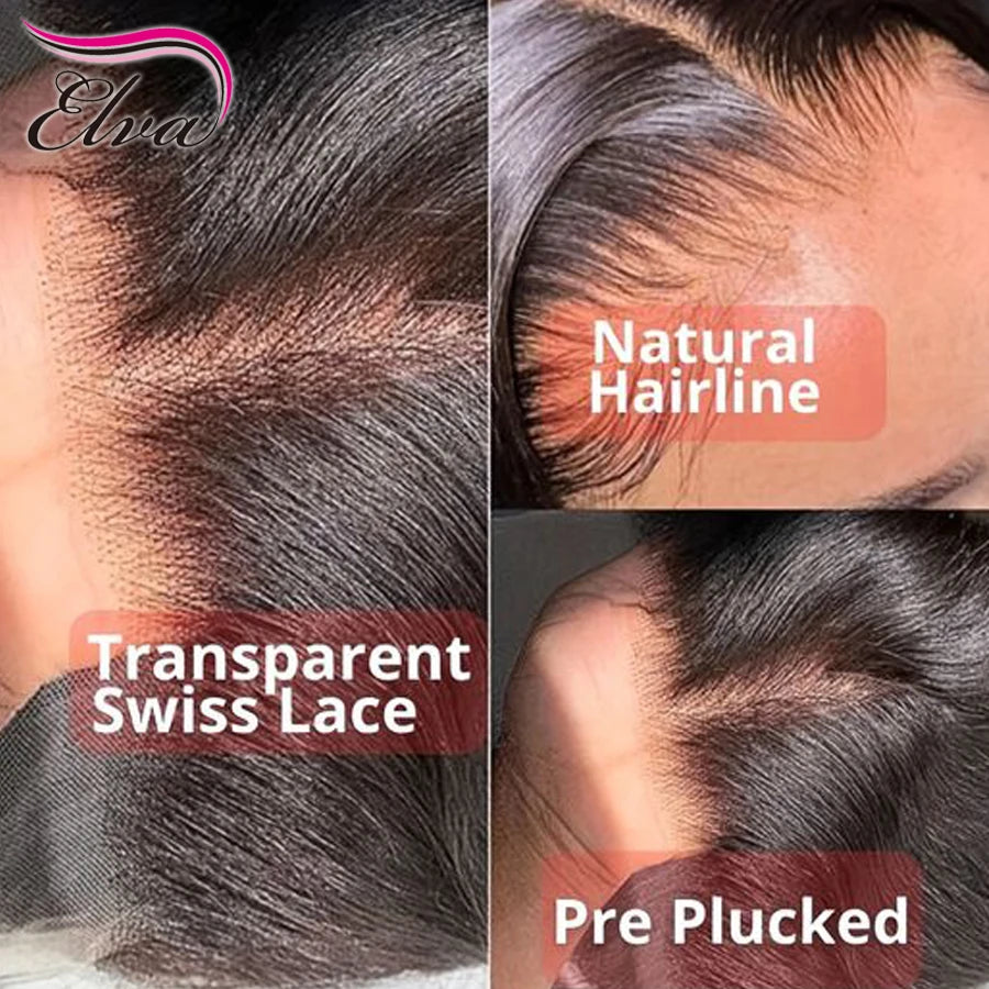 Body Wave 5X5/6X6/7X7 HD Lace Closure Only Melt Skins Vrigin Hair Undetectable Swiss Lace Closure Frontal 100% Human Hair