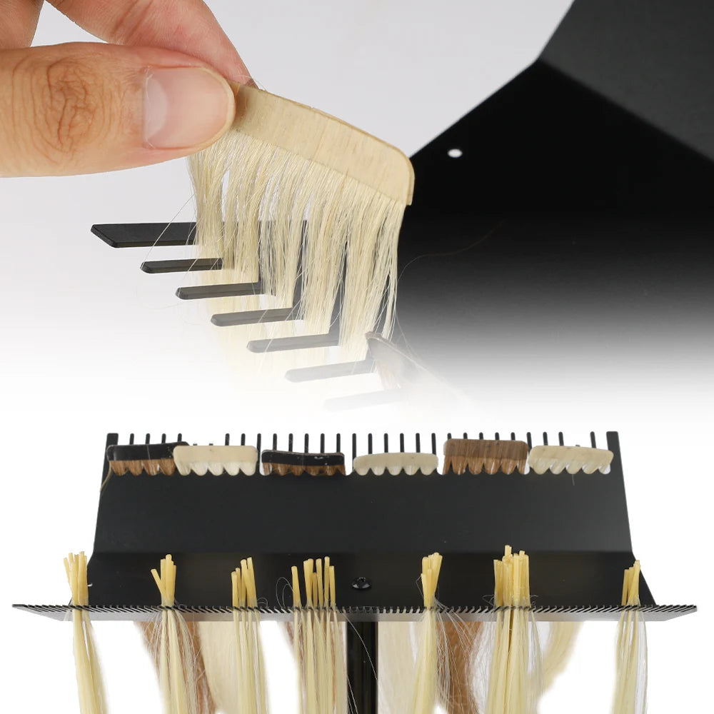 Hair Extension Holder Dismountable Wig Hair Display Holder Braiding Hair Separator Hair Extension Holder Organizer for Salons