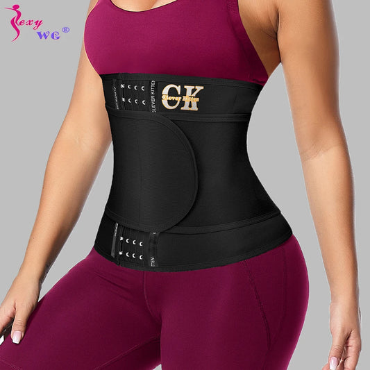 SEXYWG Waist Trainer Belt Body Shaper Sauna Belt for Weight Loss Waist Cincher Fat Burning Corset Sweat Belt Fajas