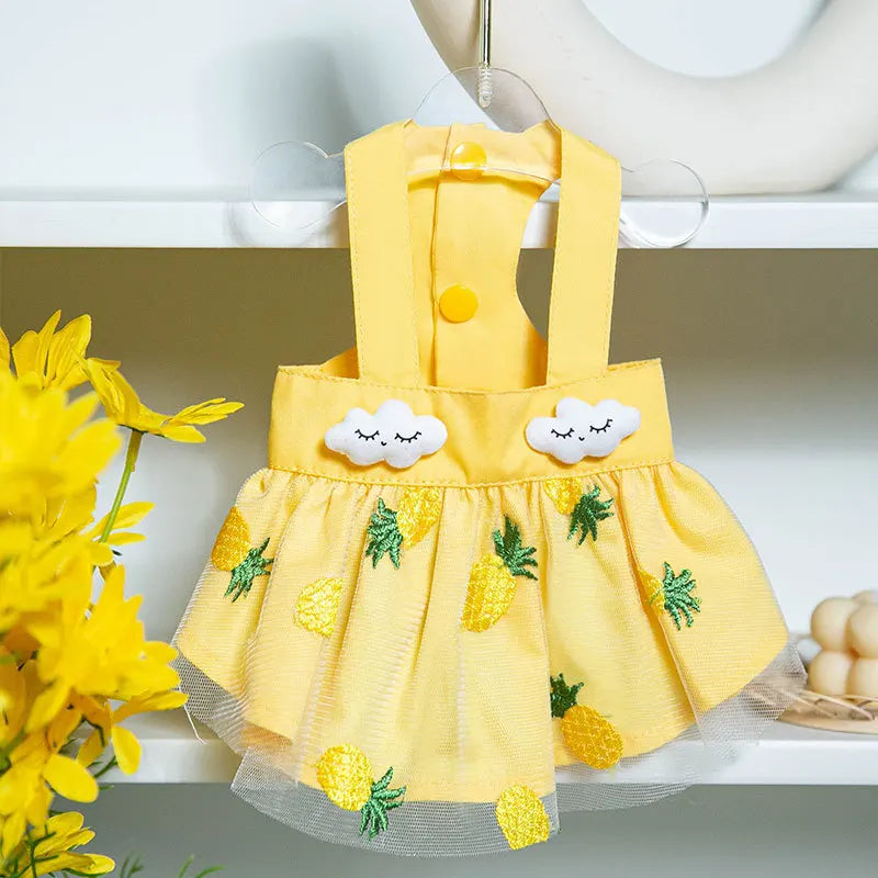 Summer Dog Dress for Small Dogs Luxury Dog Clothes Chihuahua French Bulldog Bichon Dog Costume Pet Clothing Dog Vest Puppy Skirt