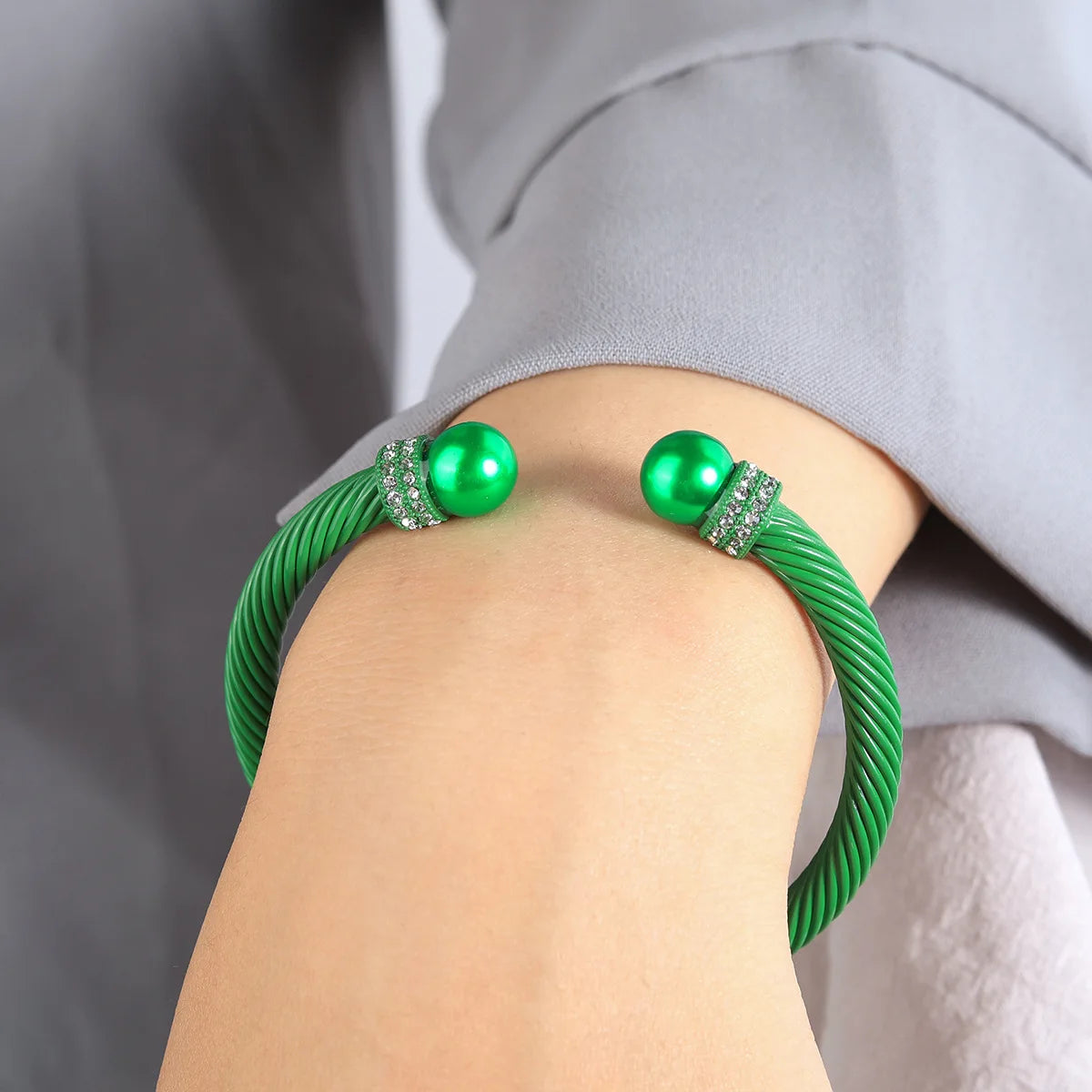 2023 New Fancy Pearl Women's Bracelet Fashion Stainless Steel Non-fading Bracelet Personality Simple Hand Jewelry Accessories