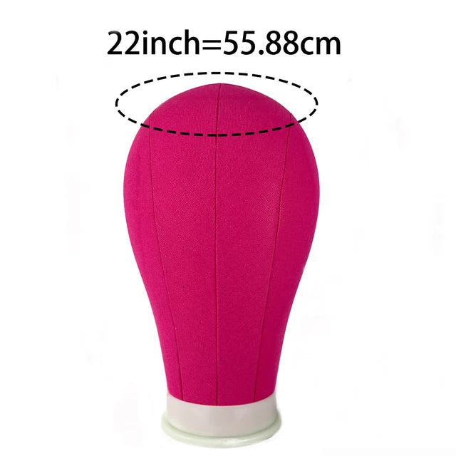 Training Mannequin Head Canvas Block Head Display Styling Mannequin Manikin Head WigTripod Stand Free Get T Pins Wig Install Kit