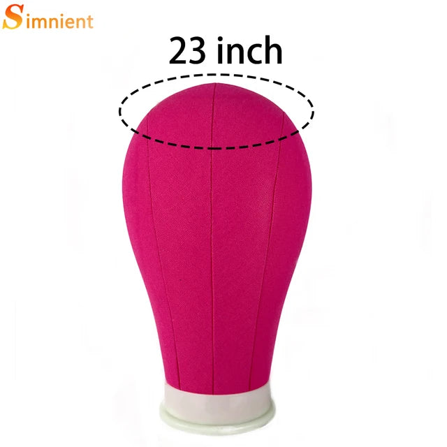 Training Mannequin Head Canvas Block Head Display Styling Mannequin Manikin Head WigTripod Stand Free Get T Pins Wig Install Kit