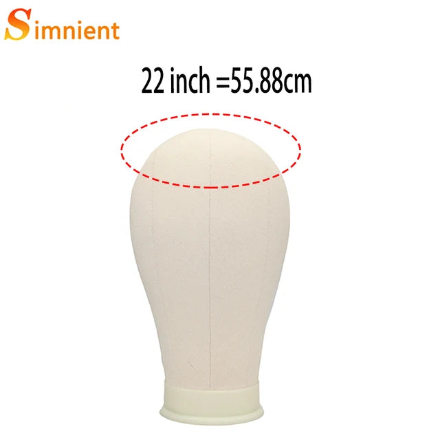 Training Mannequin Head Canvas Block Head Display Styling Mannequin Manikin Head WigTripod Stand Free Get T Pins Wig Install Kit